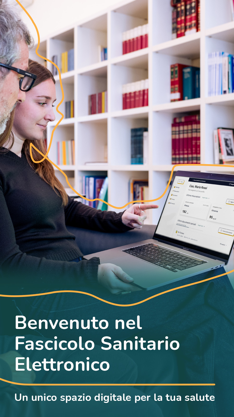 Persone che consultano il Fascicolo Sanitario Elettronico